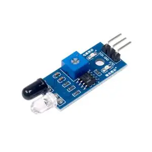 El sensor de obstáculos infrarrojo FC-51 te permite detectar objetos sin necesidad de contacto en un rango de hasta 3cm. De fácil integración con sistemas digitales como Arduino, ESP8266, ESP32, Teensy y microcontroladores en general, solo es necesario conectar la salida del sensor a una entrada digital del microcontrolador.